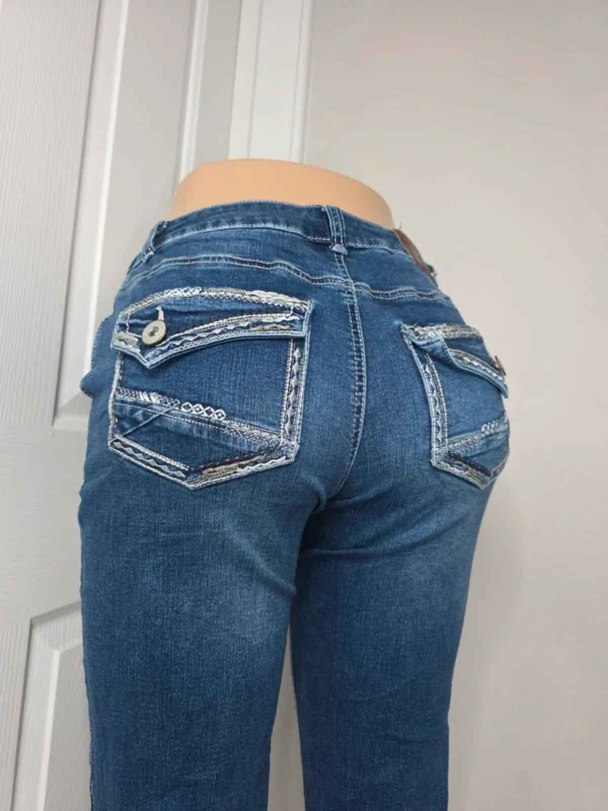 Maurices Mid Rise Bootcut Jeans UK Size 6/8 Vintage Y2K