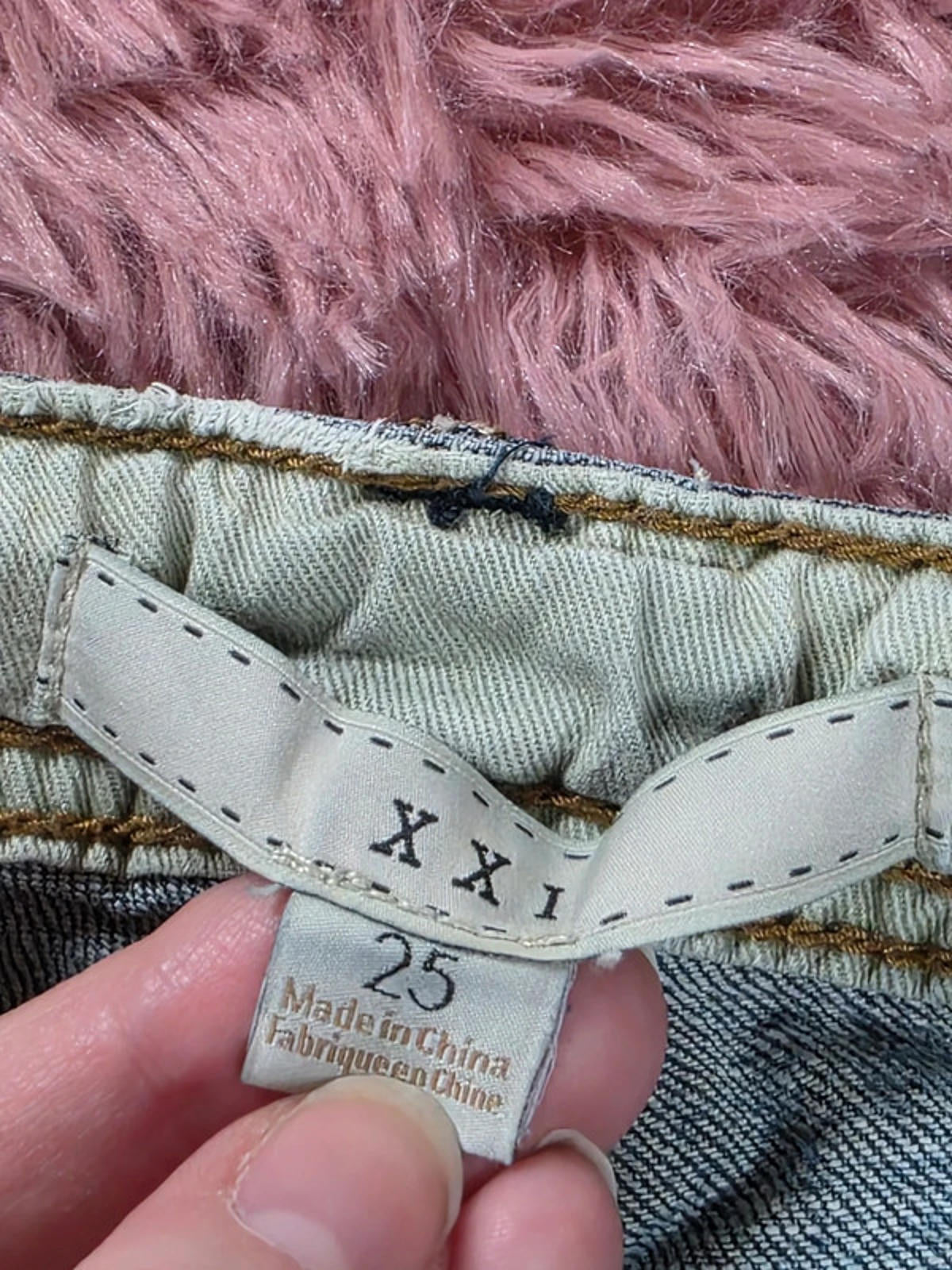 Vintage Y2K XXI Super Low Rise Bootcut Jeans UK size 8