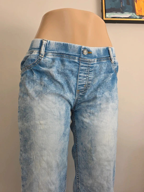 Japanese Mid Rise Capri Jeans UK Size 12