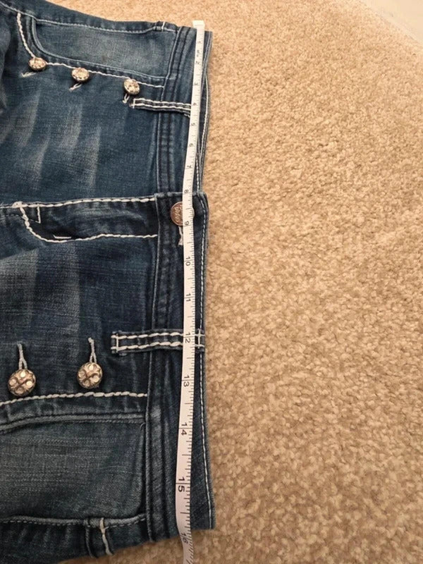 Luxury Blues Mid Rise Bootcut Vintage Y2K Jeans UK Size 12
