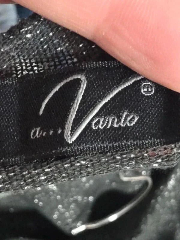 A. Vanto Sparkly Metallic Vest Top UK Size 8/10