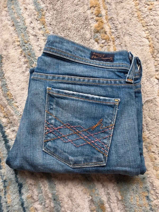Citizens of Humanity Low Rise Flared Vintage Y2K Jeans UK Size 4/6 petite