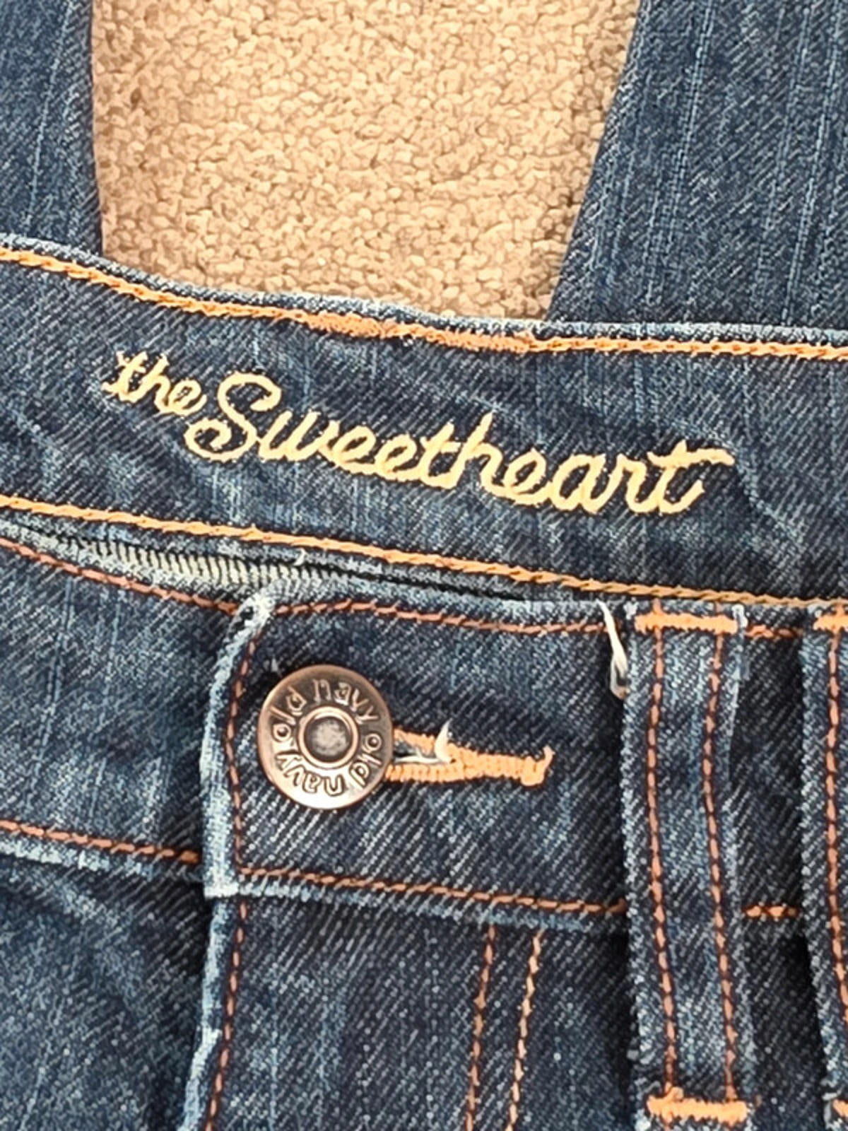 Vintage Y2K Old Navy Sweetheart Bootcut Mid Rise Jeans UK Size 12