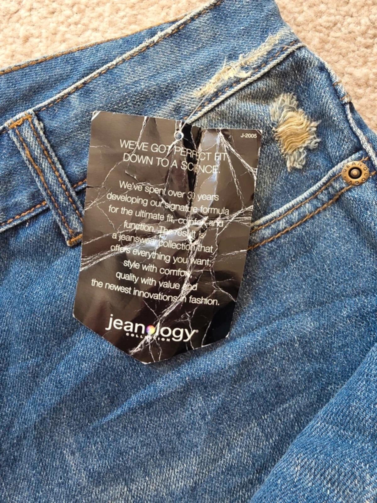 Vintage Y2K Jeanology Mid Rise Bootcut Jeans UK Size 10