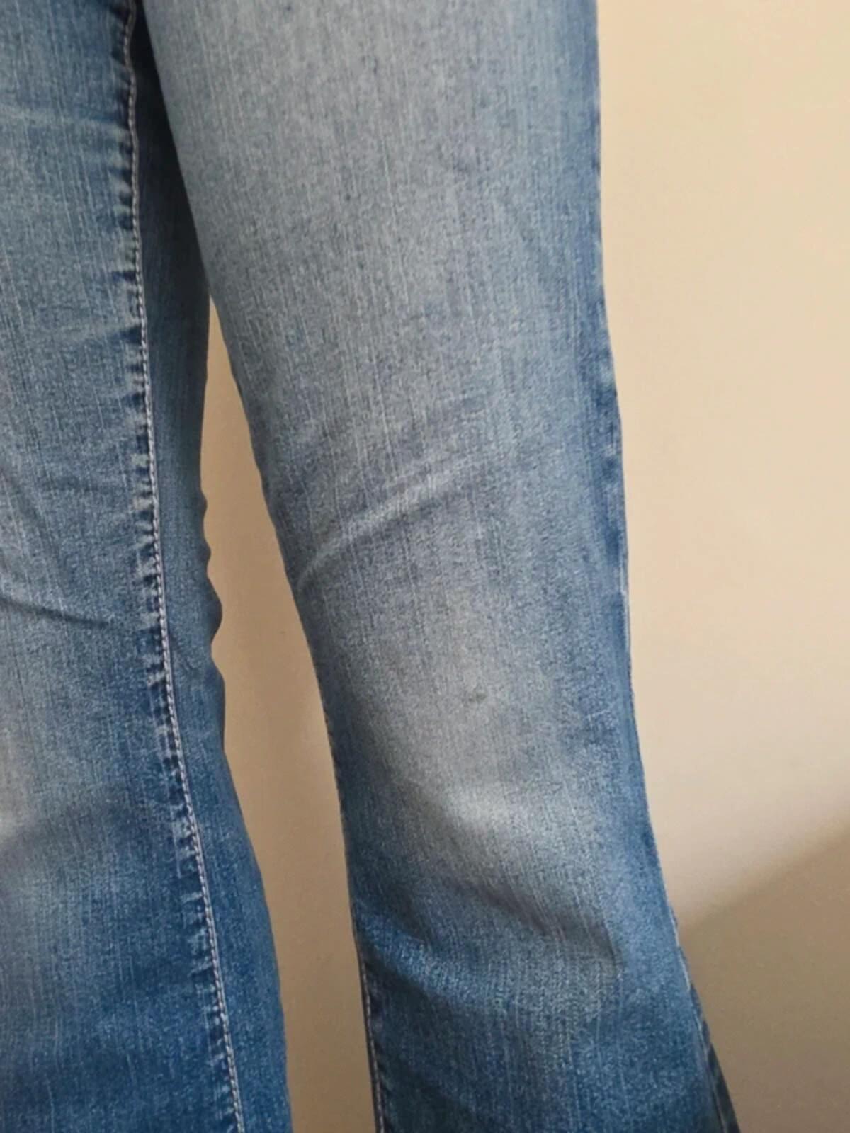 Luxe Mid Rise Bootcut Vintage Y2K Jeans UK Size 8 Petite