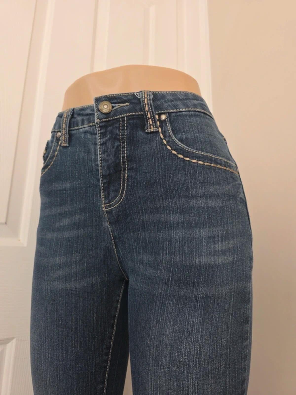 CHO Premium Mid Rise Baby Bootcut Jeans UK Size 10