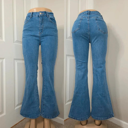 Gilipur High Rise Flared Vintage Y2K Jeans UK Size 8 Petite