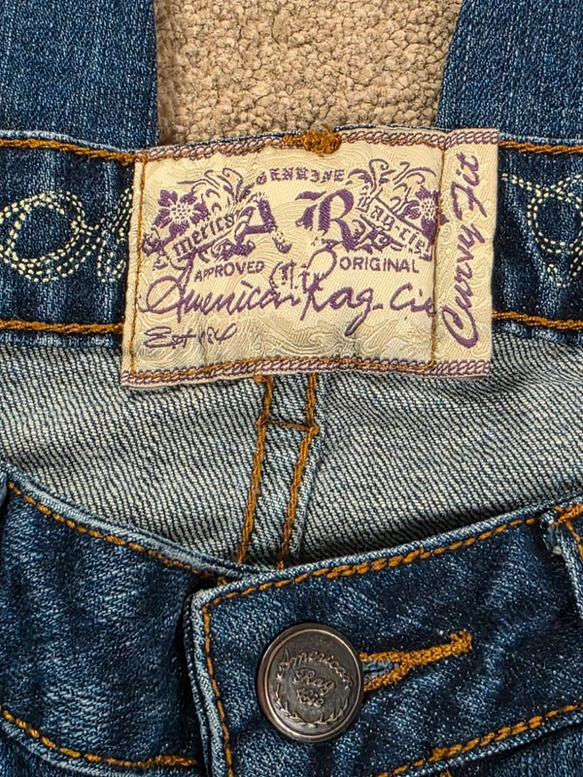 Vintage Y2K American Rag Low Rise Bootcut Jeans UK Size 10 Petite