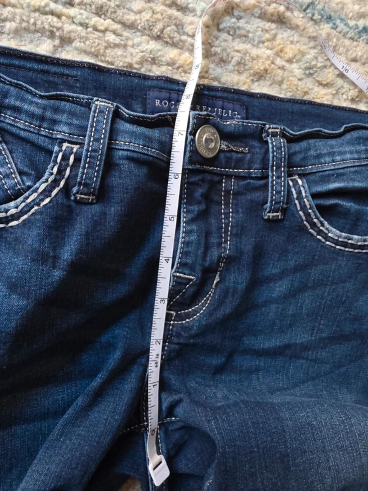 Rock & Republic Low Rise Bootcut Vintage Y2K Jeans UK Size 6