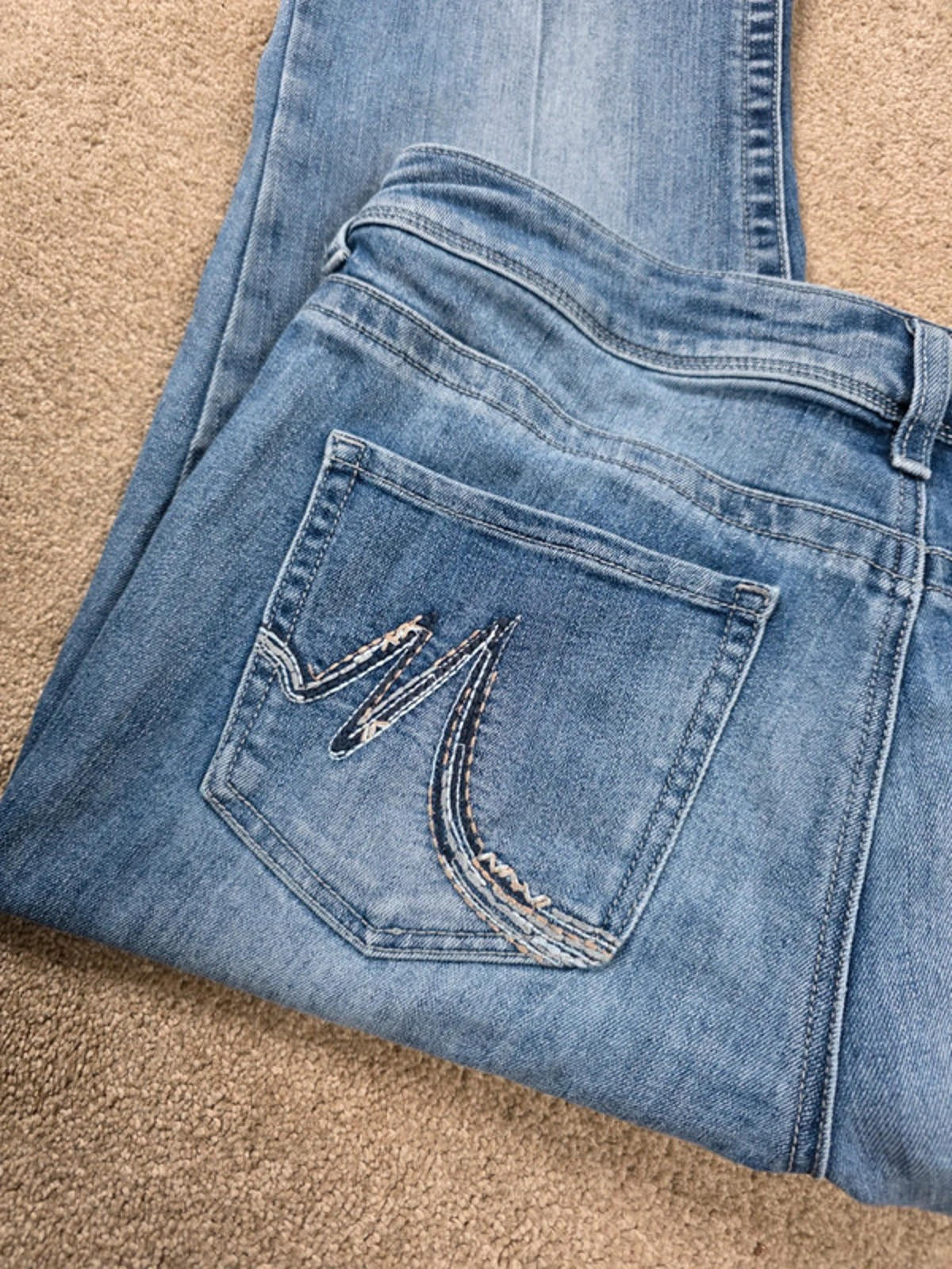 Y2K Maurices Mid Rise Bootcut Jeans UK Size 16 Short