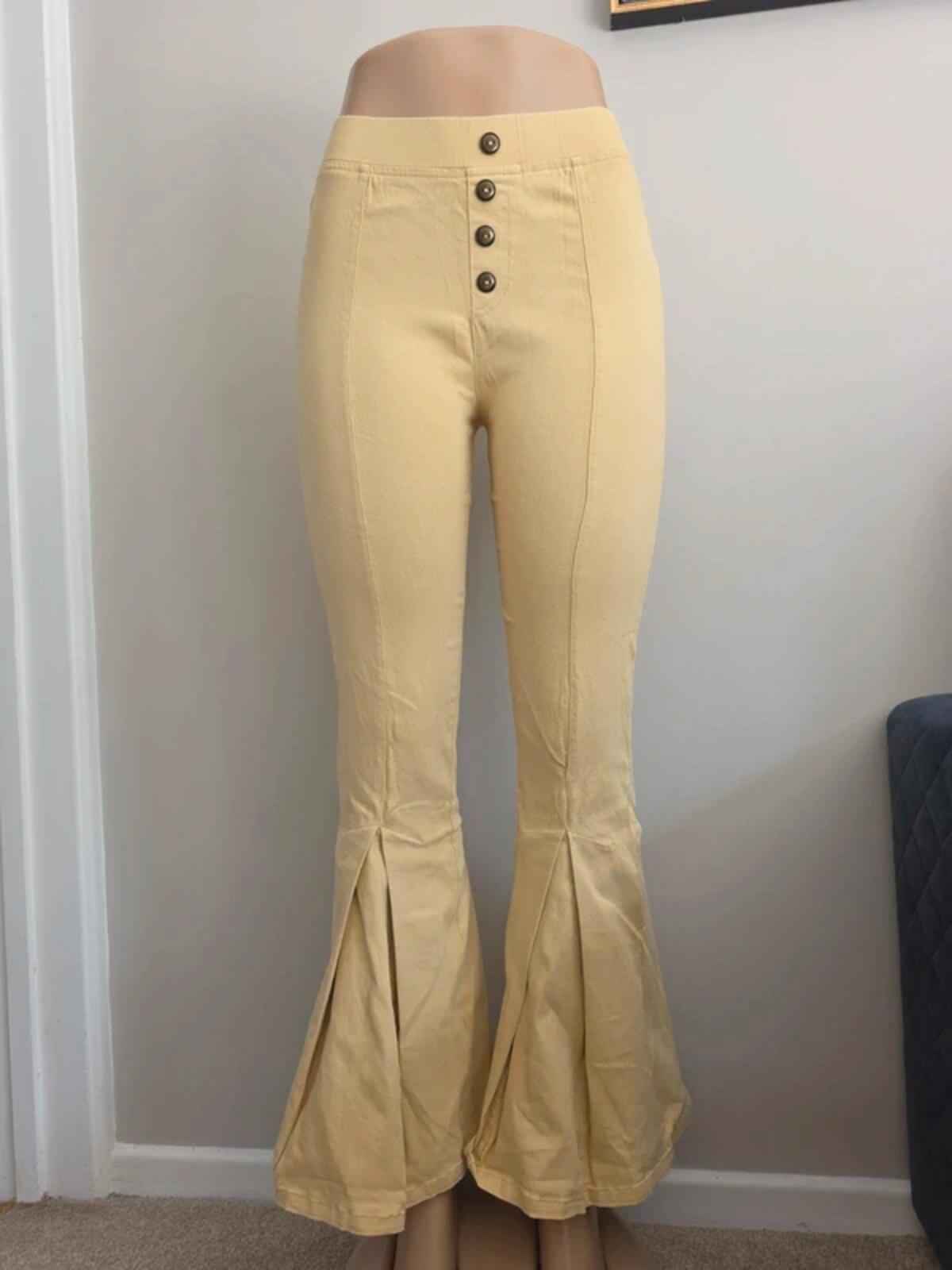 Molly Green Vintage Y2K Mid Rise Flared Pants UK Size 6/8