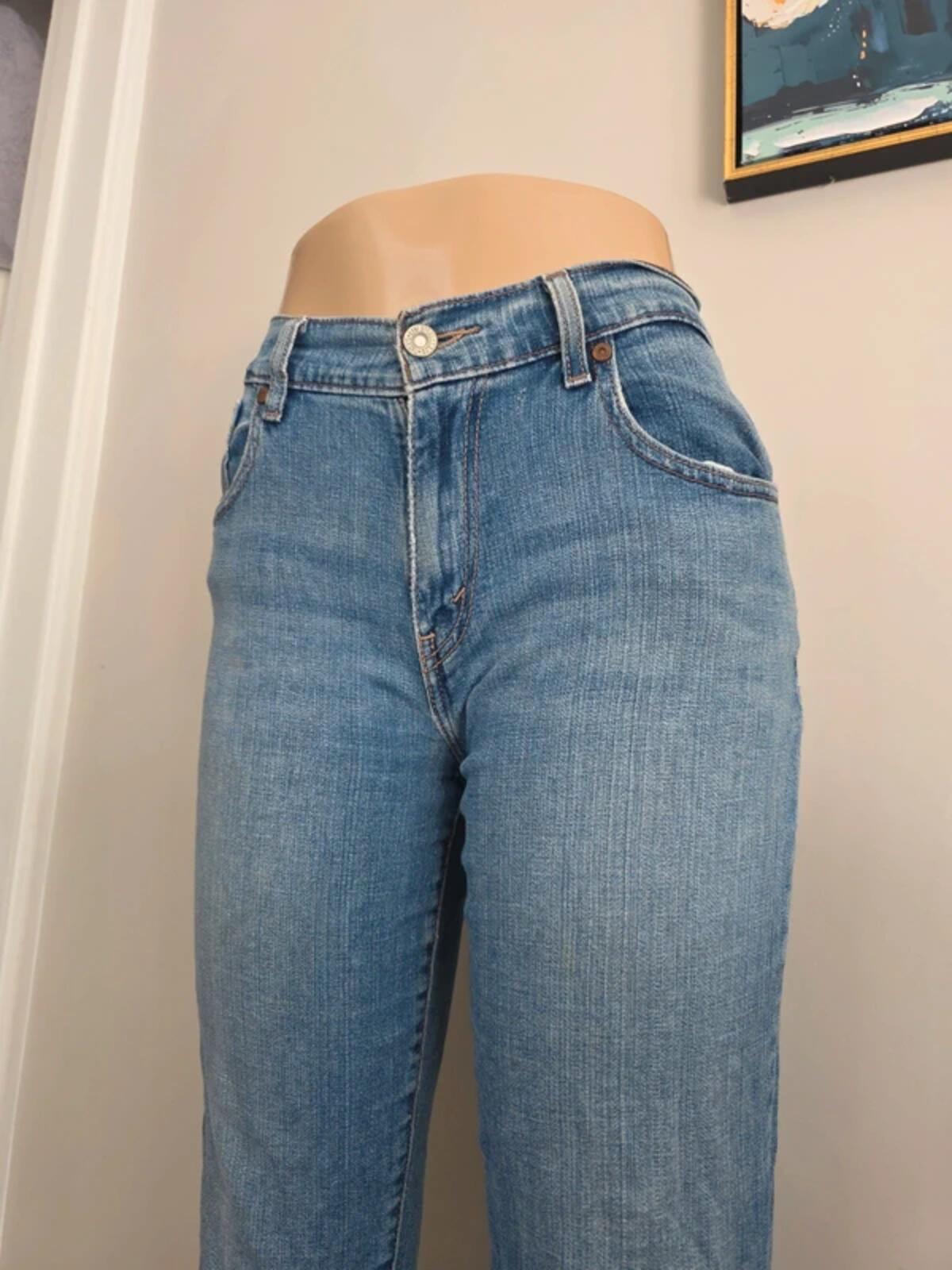 Levi's 515 Mid Rise Bootcut Jeans UK Size 10 Very Tall