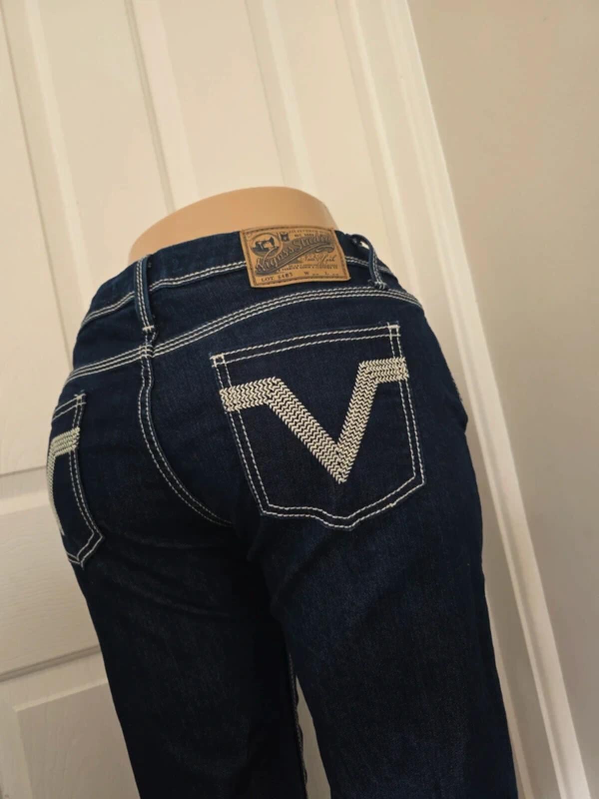 Vigoss Studio Low Rise Bootcut Vintage Y2K Jeans UK Size 12/14