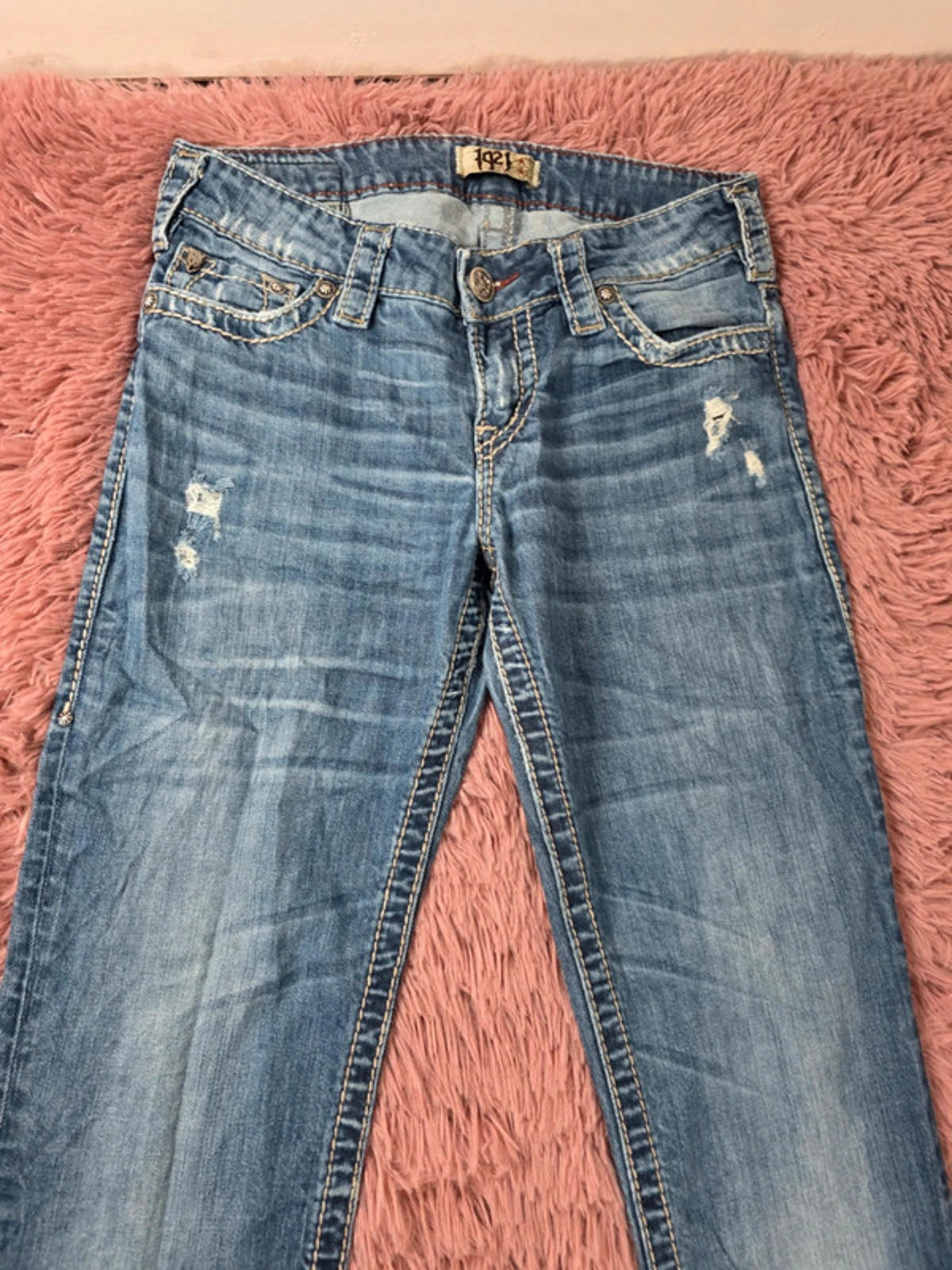 Vintage Y2K 1921 Western Glove Straight Leg Jeans UK size 10