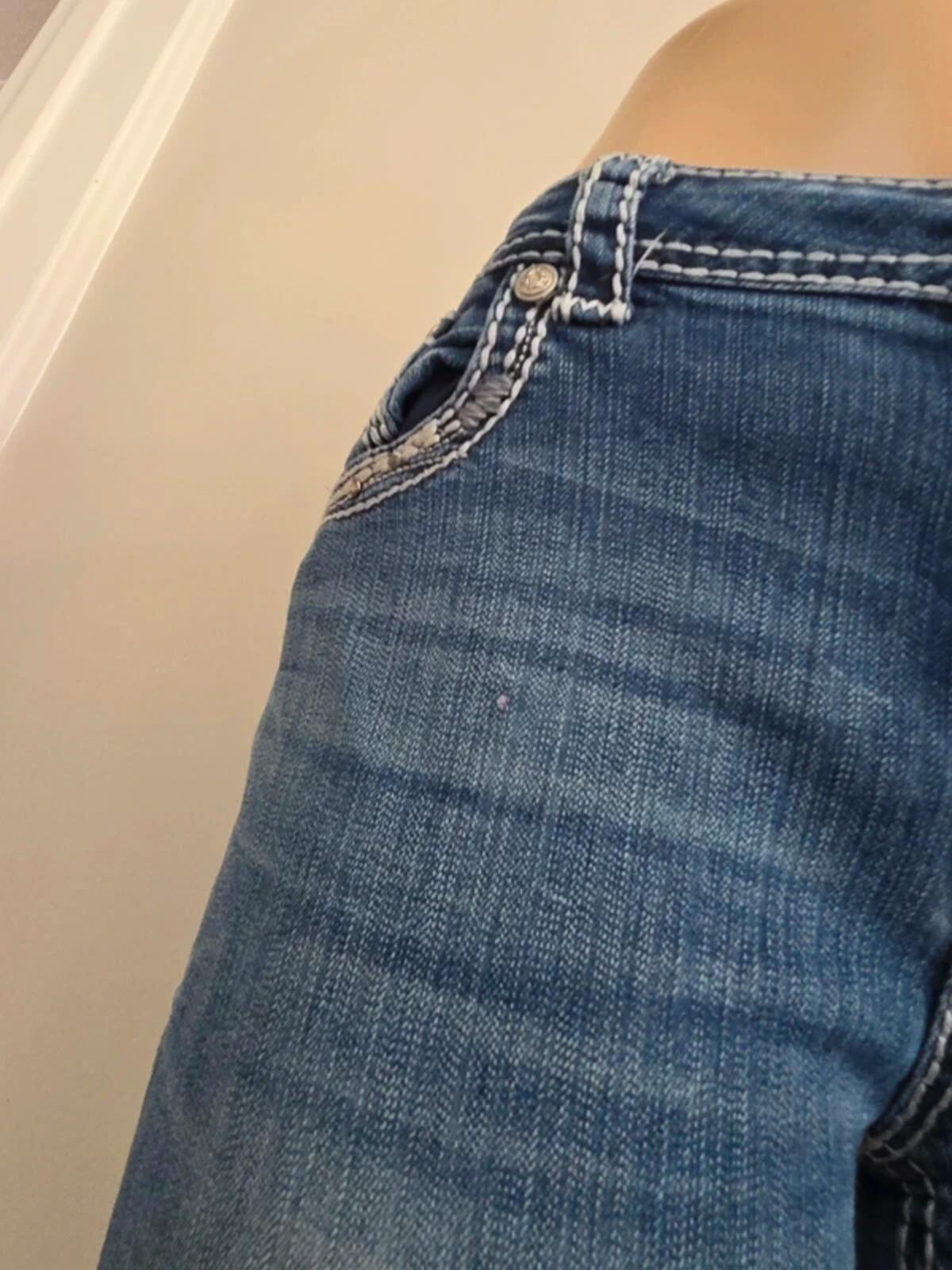 Grace in LA Mid Rise Bootcut Vintage Y2K Jeans UK Size 10 Tall