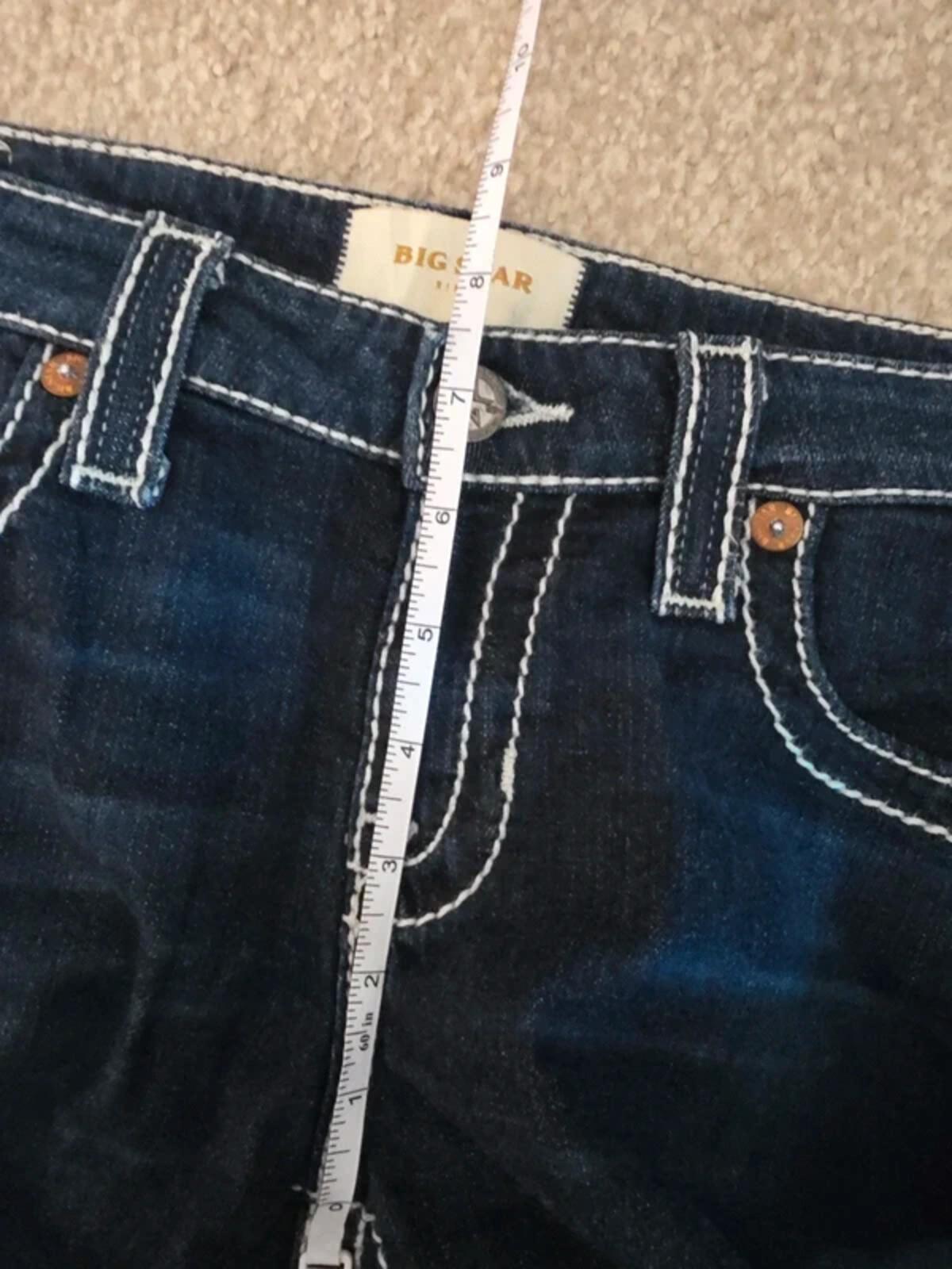 Big Star Low Rise Capri Vintage Y2K Jeans UK Size 8/10