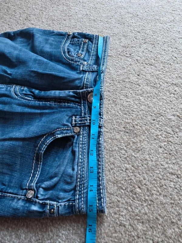 Vintage Y2K Reba Mid Rise Straight Leg Jeans UK Size 10