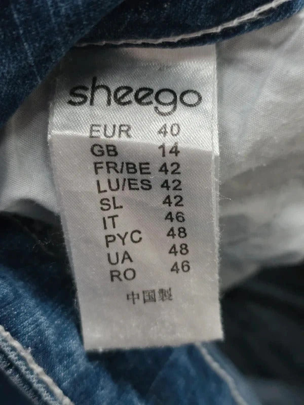 Vintage Y2K Sheego Mid Rise Bootcut Jeans UK Size 12