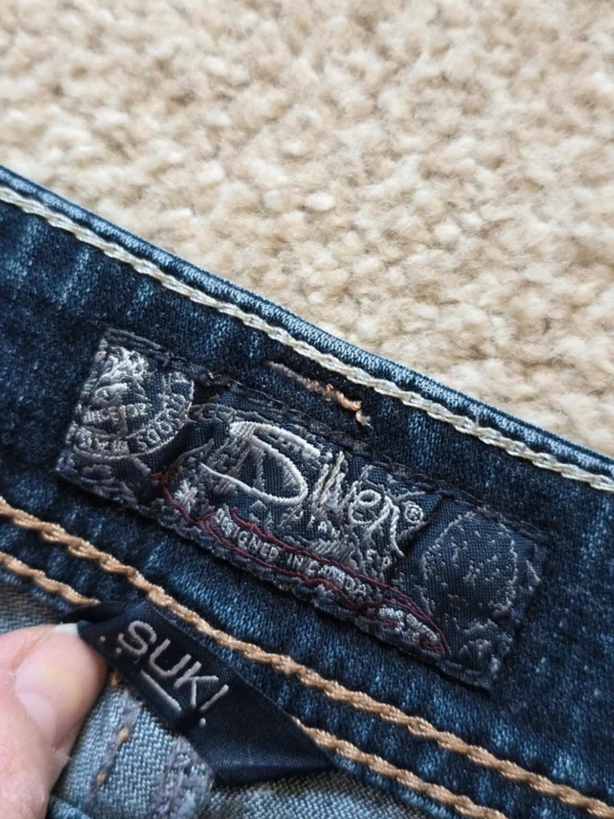 Vintage Y2K Silver Jeans Mid Rise Bootcut Jeans UK Size 14