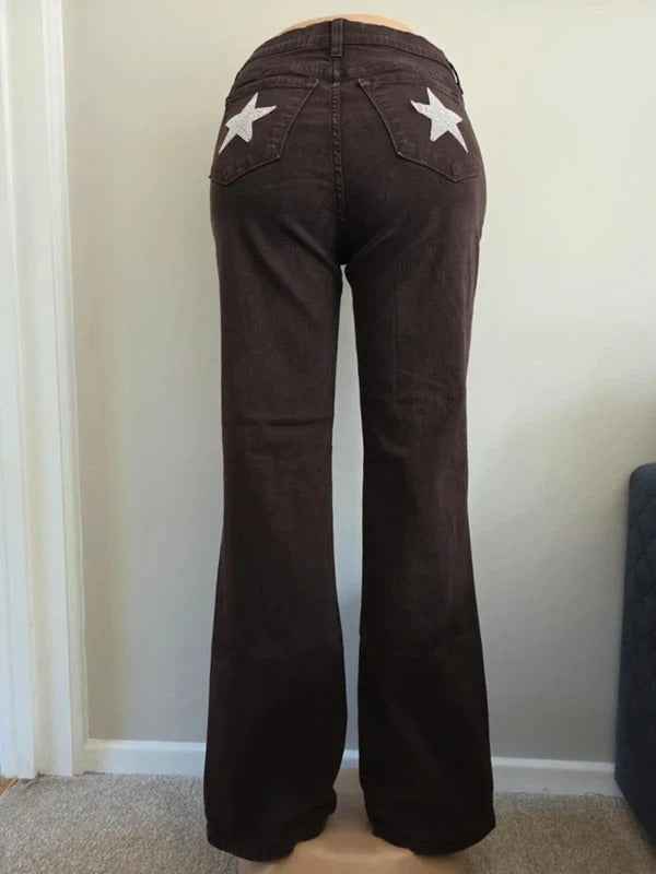 NYDJ Mid Rise Flared Vintage Y2K Jeans UK Size 12