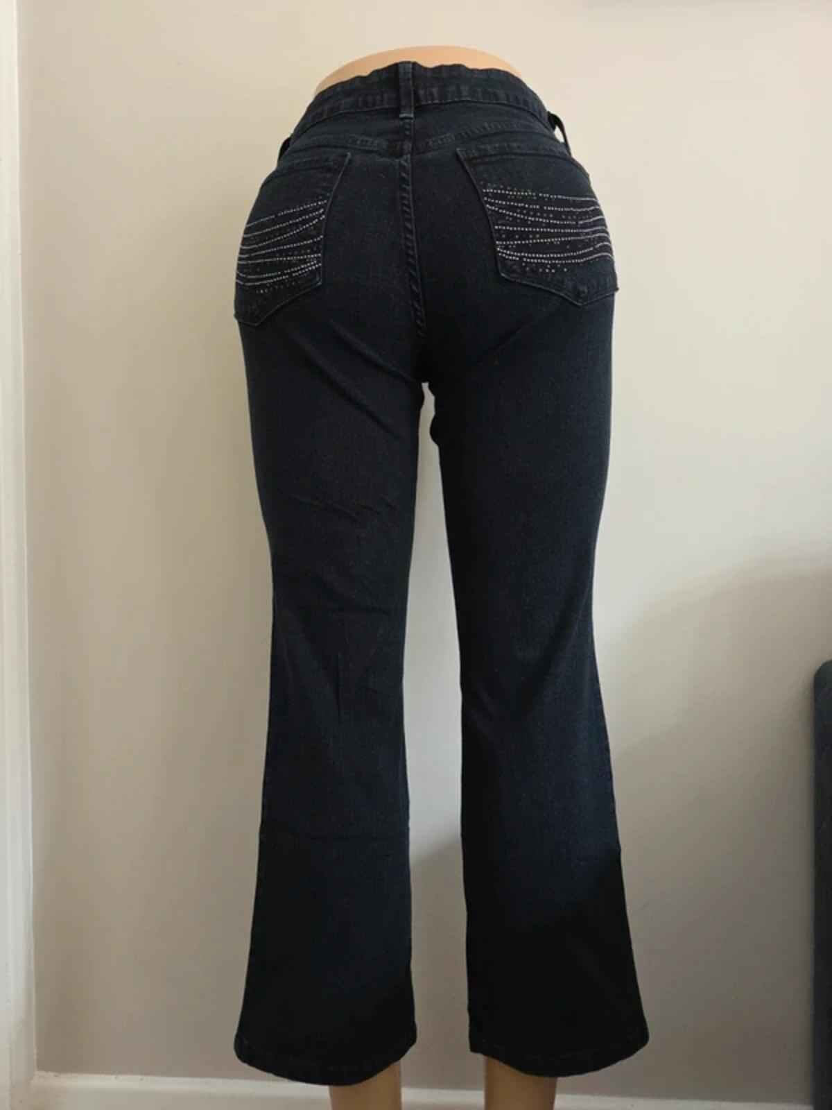 NYDJ Mid Rise Bootcut Vintage Y2K Jeans UK Size 8