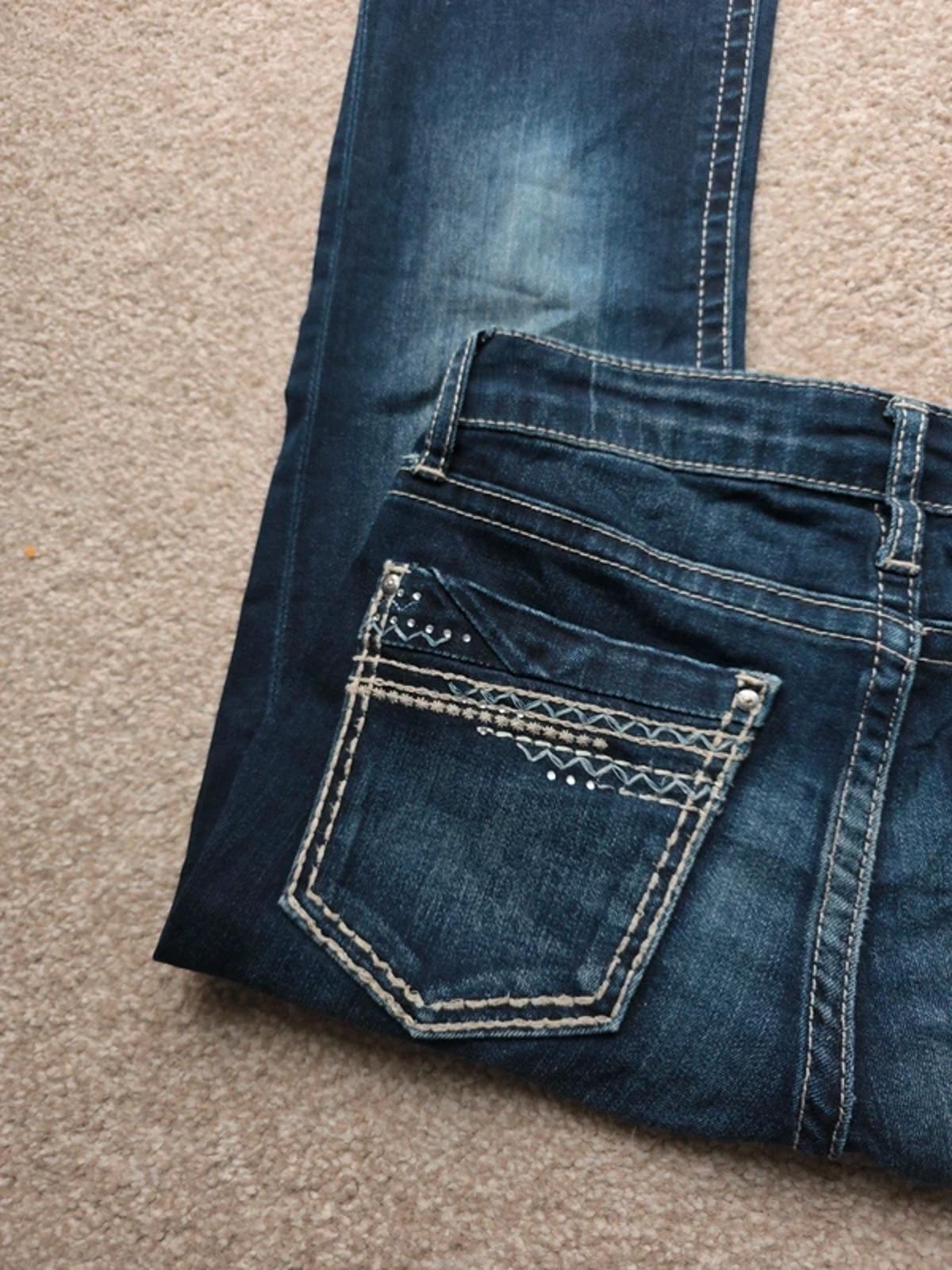 Vintage Y2K Daytrip Ultra Low Rise Bootcut Jeans UK Size 8 Petite