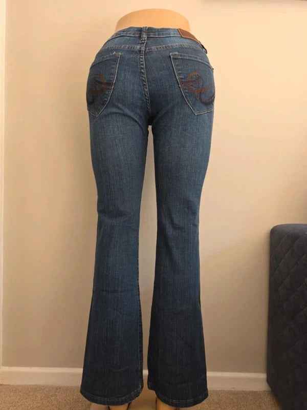 Express Low Rise Bootcut Vintage Y2K Jeans UK Size 8
