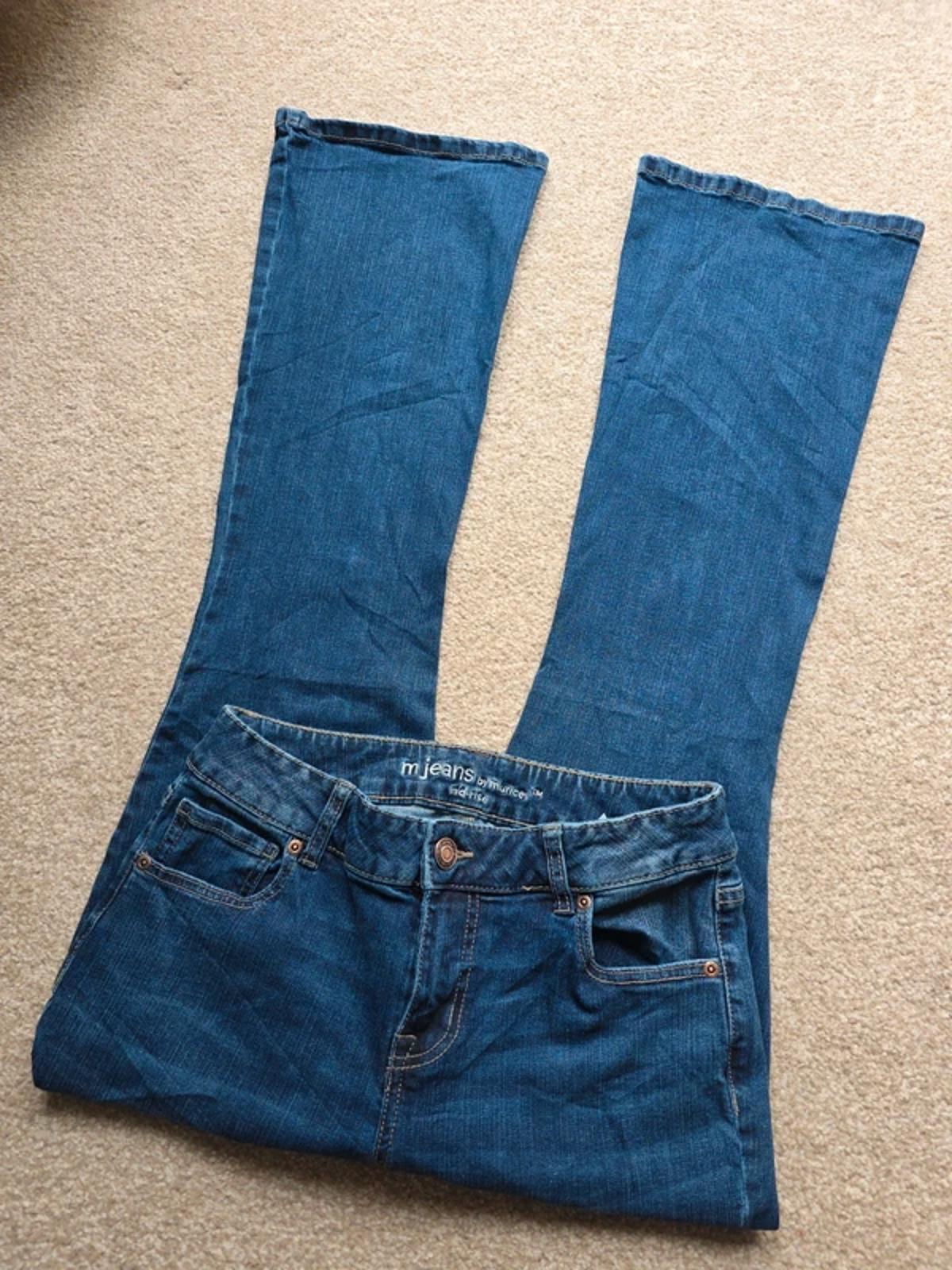 Vintage Y2K M Jeans by Maurices Mid Rise Bootcut Jeans UK Size 10