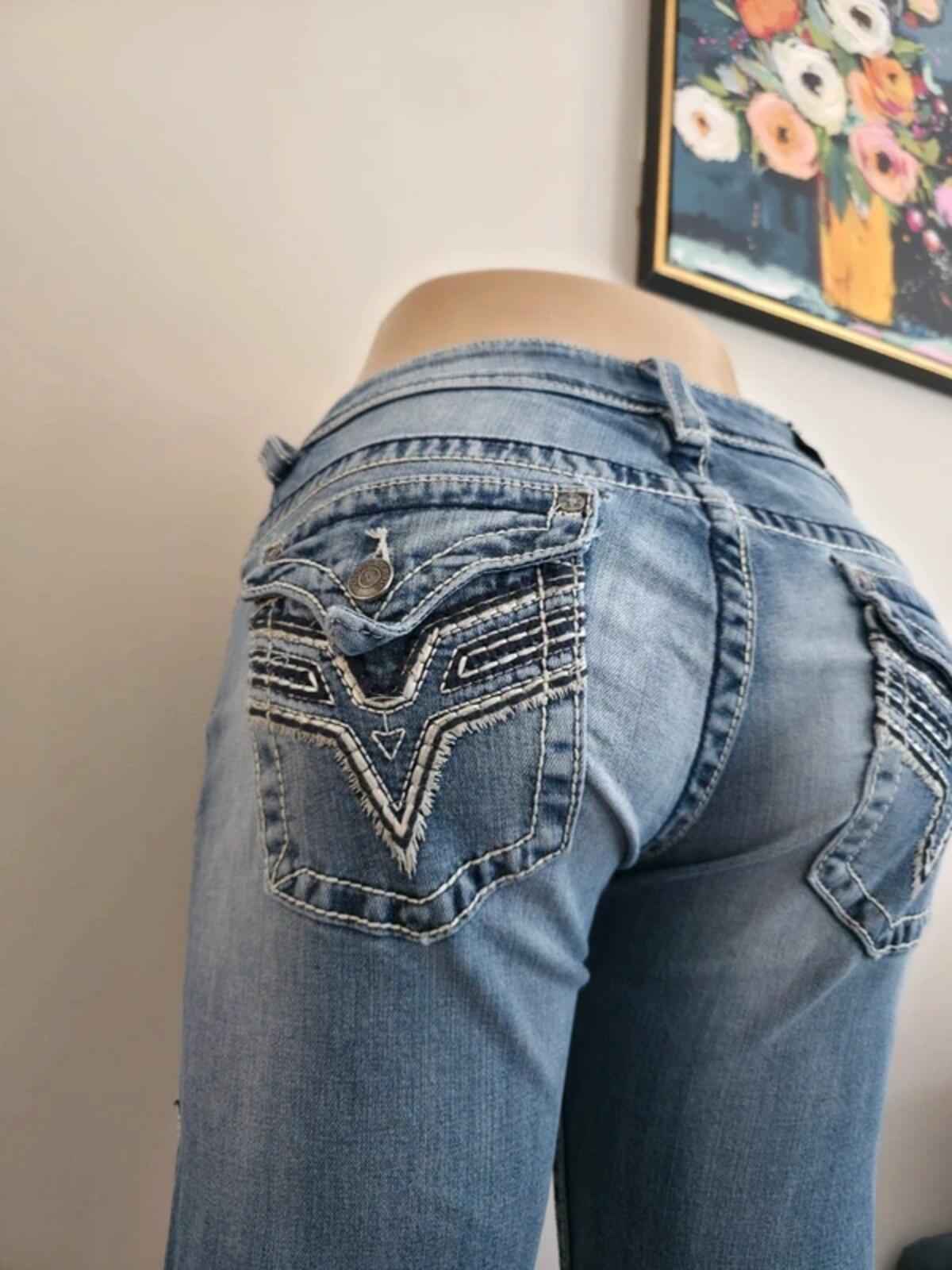 Vigoss Mid Rise Bootcut Jeans UK Size 12