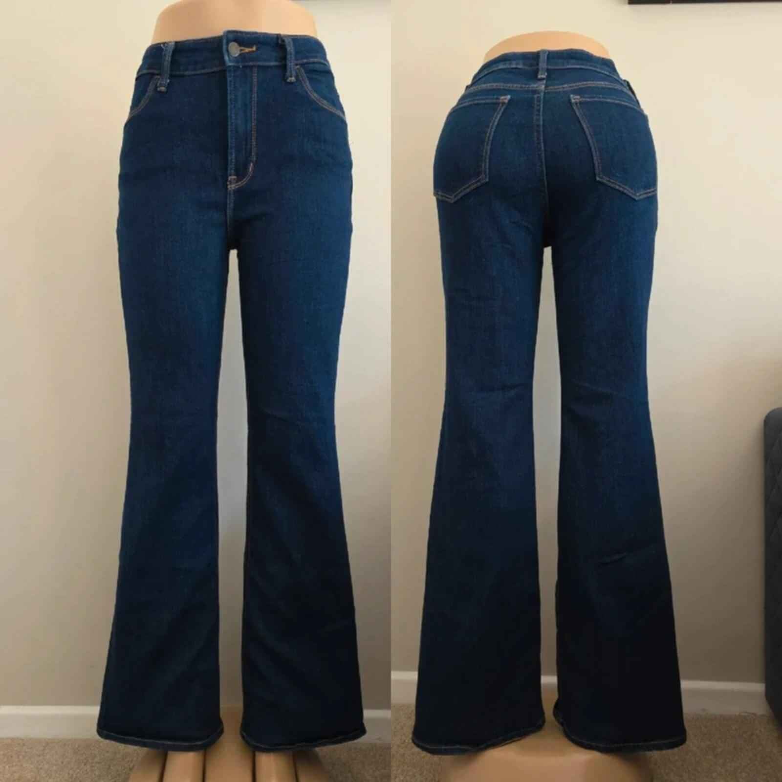 Old Navy High Rise Flared Vintage Y2K Jeans UK Size 8/10