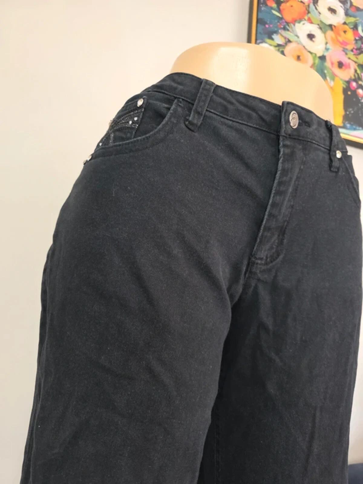 Earl High Rise Wide Straight Vintage Y2K Jeans UK Size 16/18 Petite