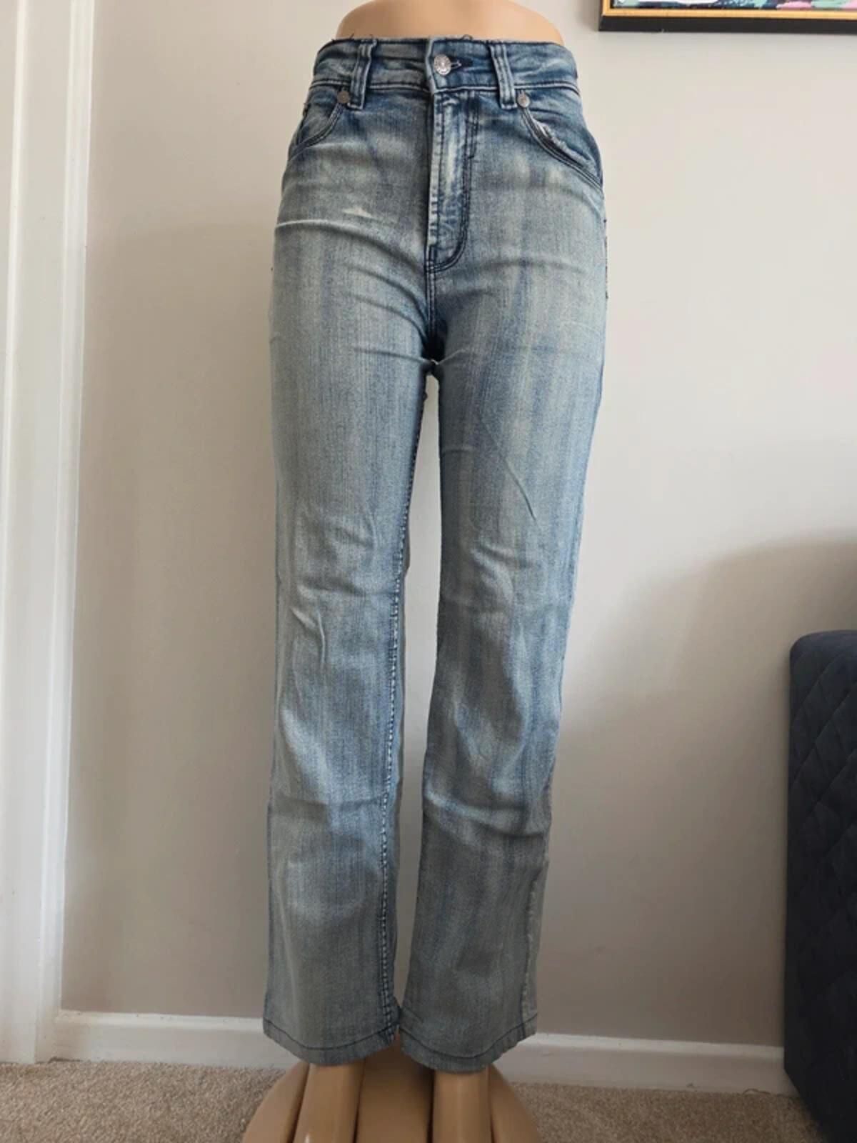 Lot29 High Waist Straight Relaxed Vintage Y2K Jeans UK Size 10