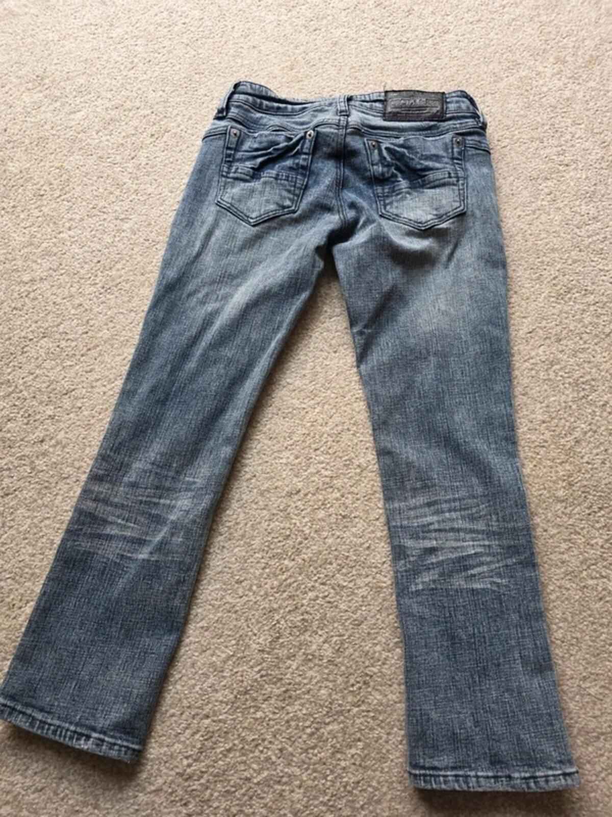 Cecil McBee Ultra Low Rise Capri Jeans UK Size 4