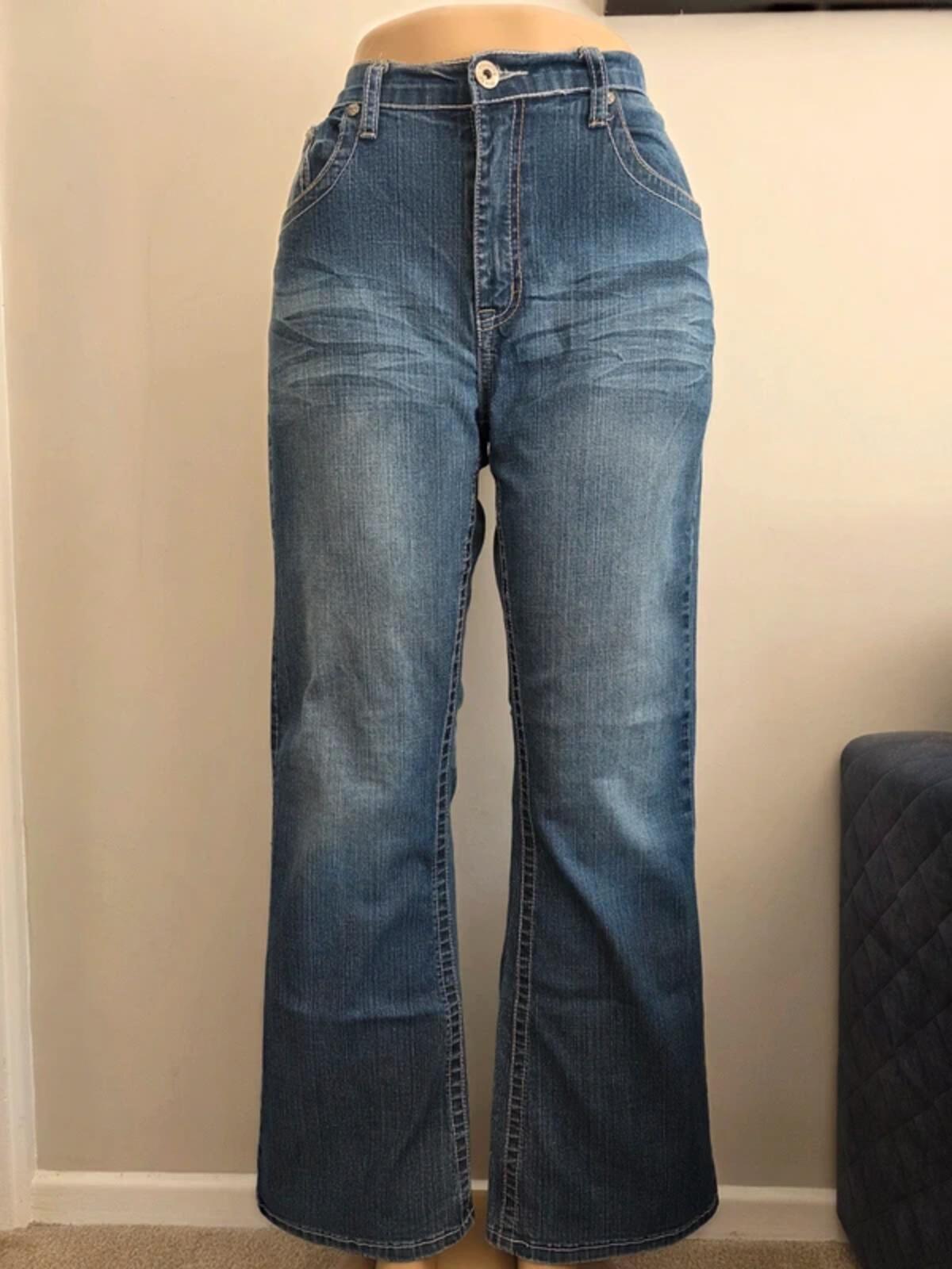 Firefly Mid Rise Flared Vintage Y2K Jeans UK Size 14