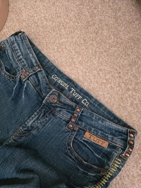 Gypsy Low Rise Bootcut Vintage Y2K Jeans UK Size 10