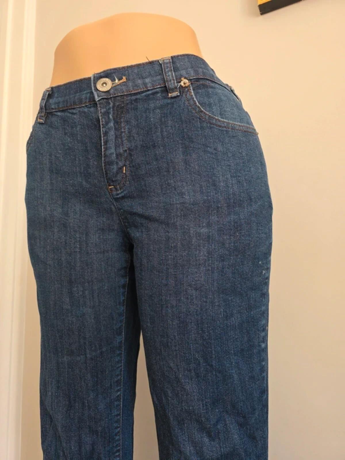 Liz & Co Mid Rise Relaxed Bootcut Vintage Y2K Jeans UK Size 14/16