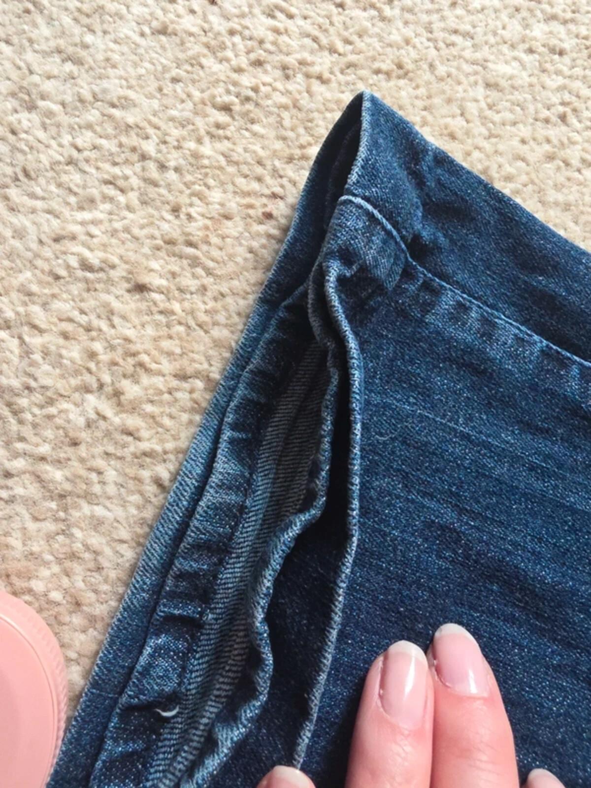 See Thru Soul Low Rise Flared Vintage Y2K Jeans UK Size 8