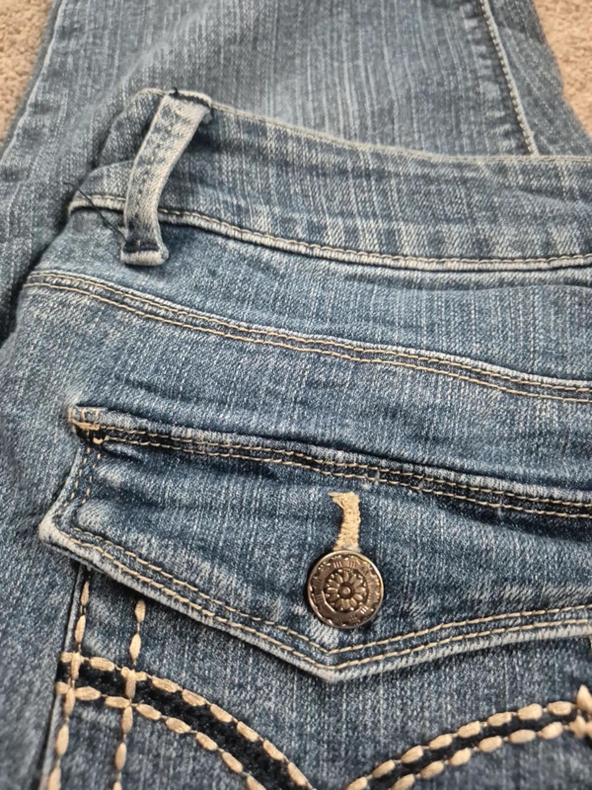 Vintage Y2K CB Established 1962 Mid Rise Capri Jeans – UK 10 (26| inseam) |