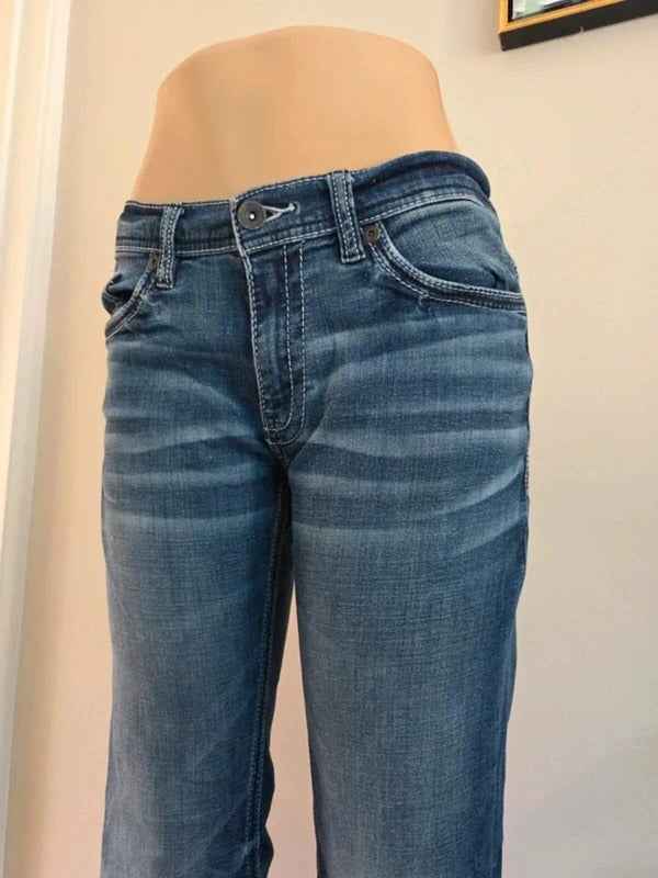 BKE Vintage Y2K Aiden Mid Rise Bootcut Jeans UK Size 10 Petite