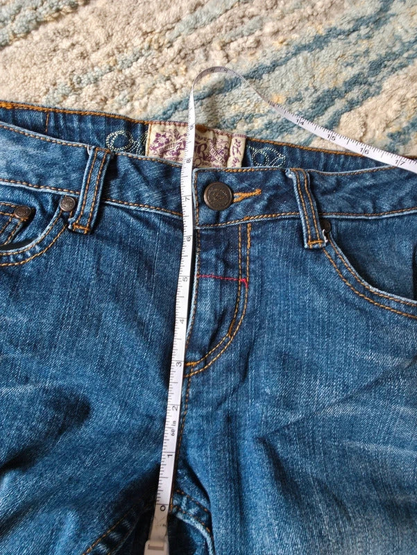 American Rag Low Rise Bootcut Vintage Y2K Jeans UK Size 8 Petite