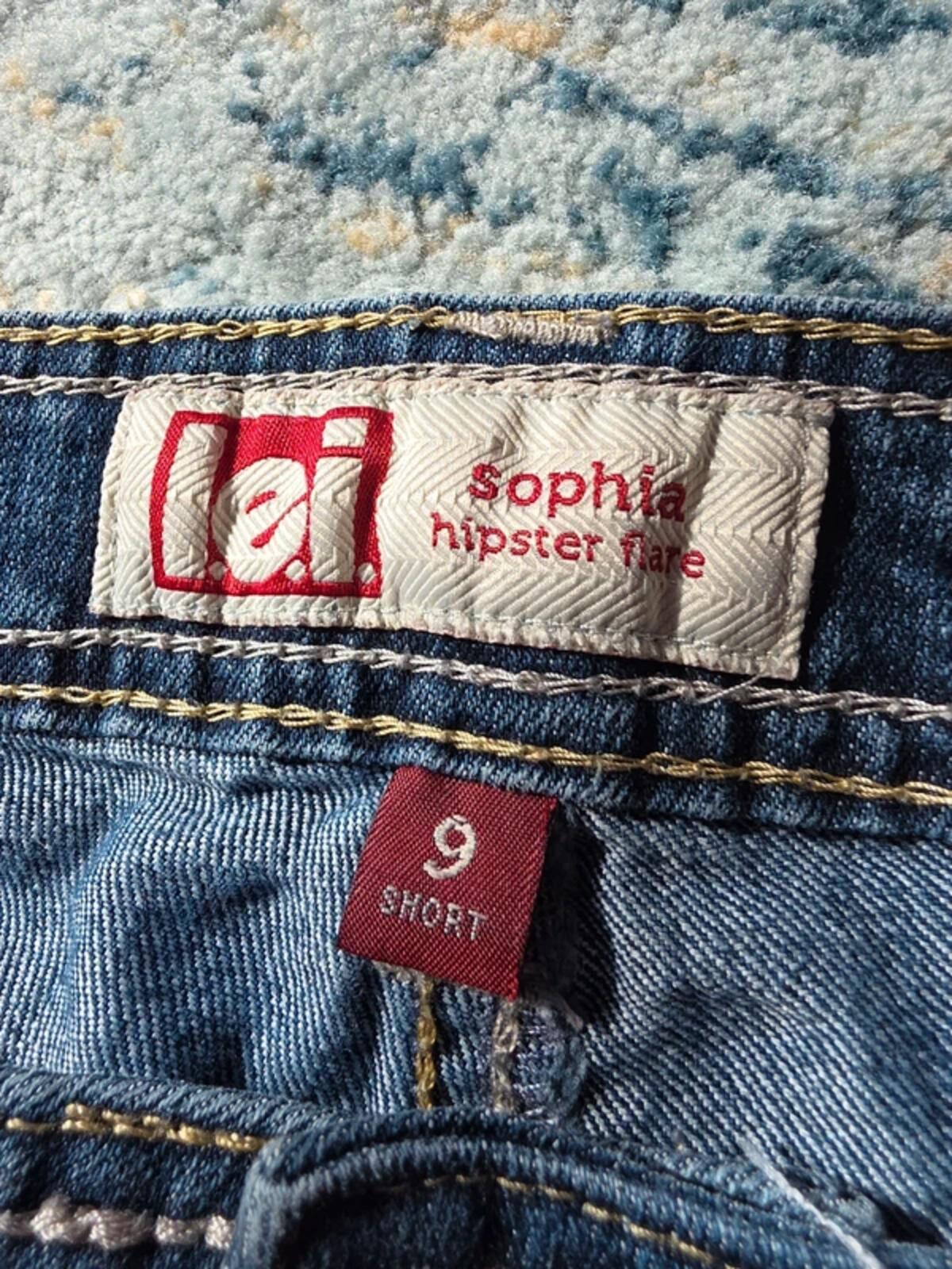 Lei Sophia Mid Rise Flared Vintage Y2K Jeans UK Size 10 Petite