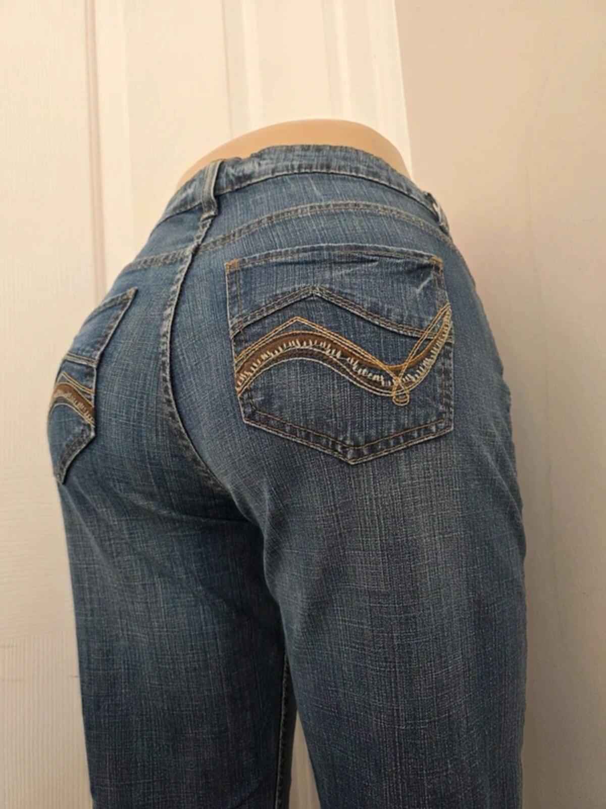 Lee Mid Rise Bootcut Vintage Y2K Jeans UK Size 12