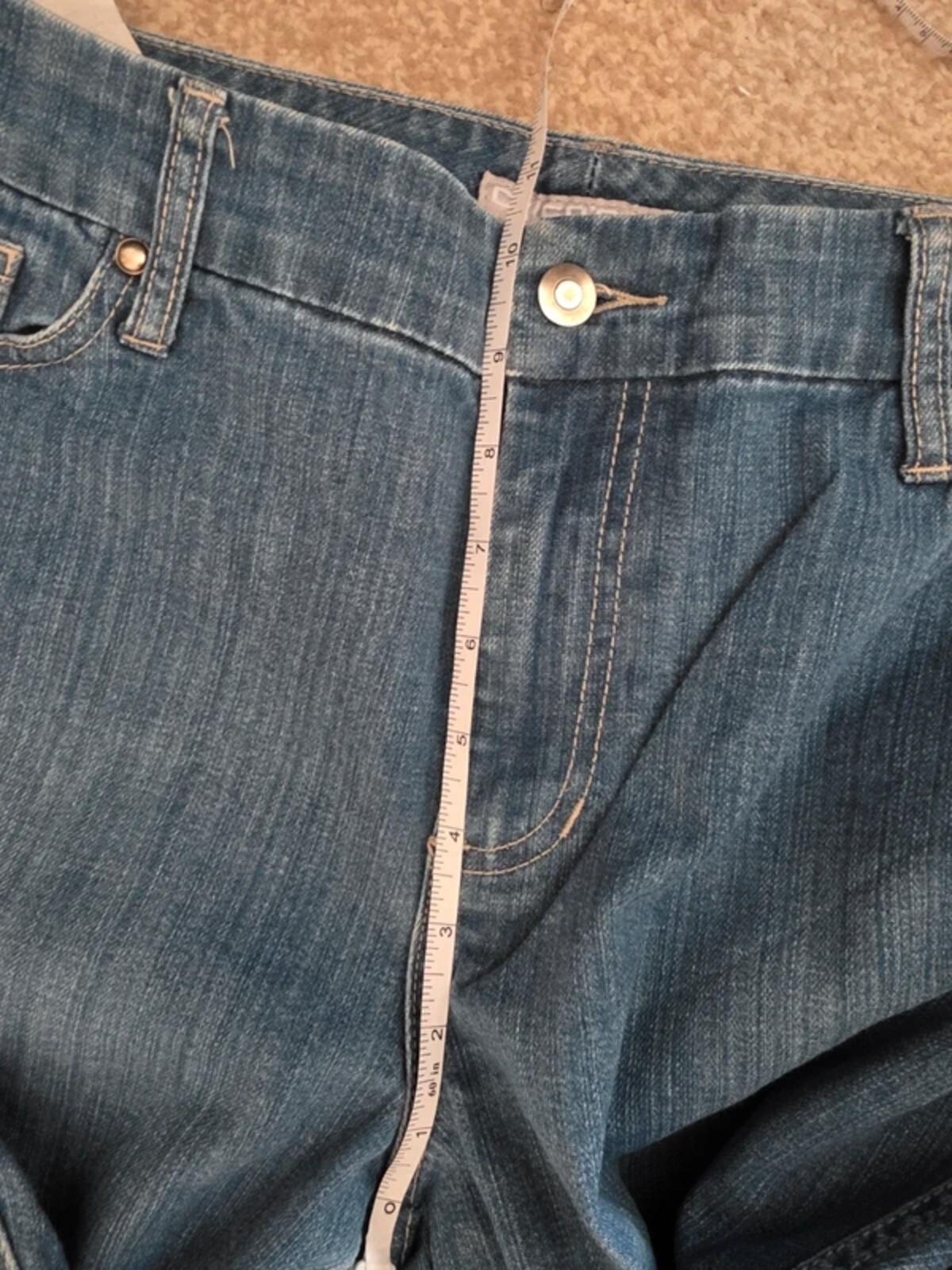 Chico’s Platinum Mid Rise Bootcut Vintage Y2K Jeans UK Size 12/14 Petite