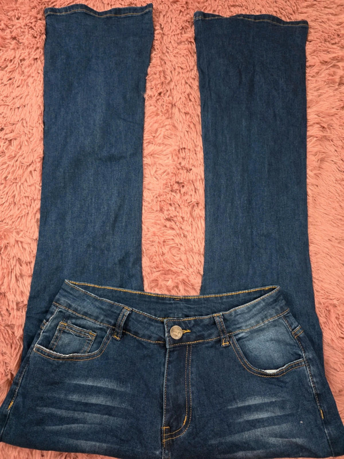 Vintage Y2K Flared Mid Rise Jeans UK size 12