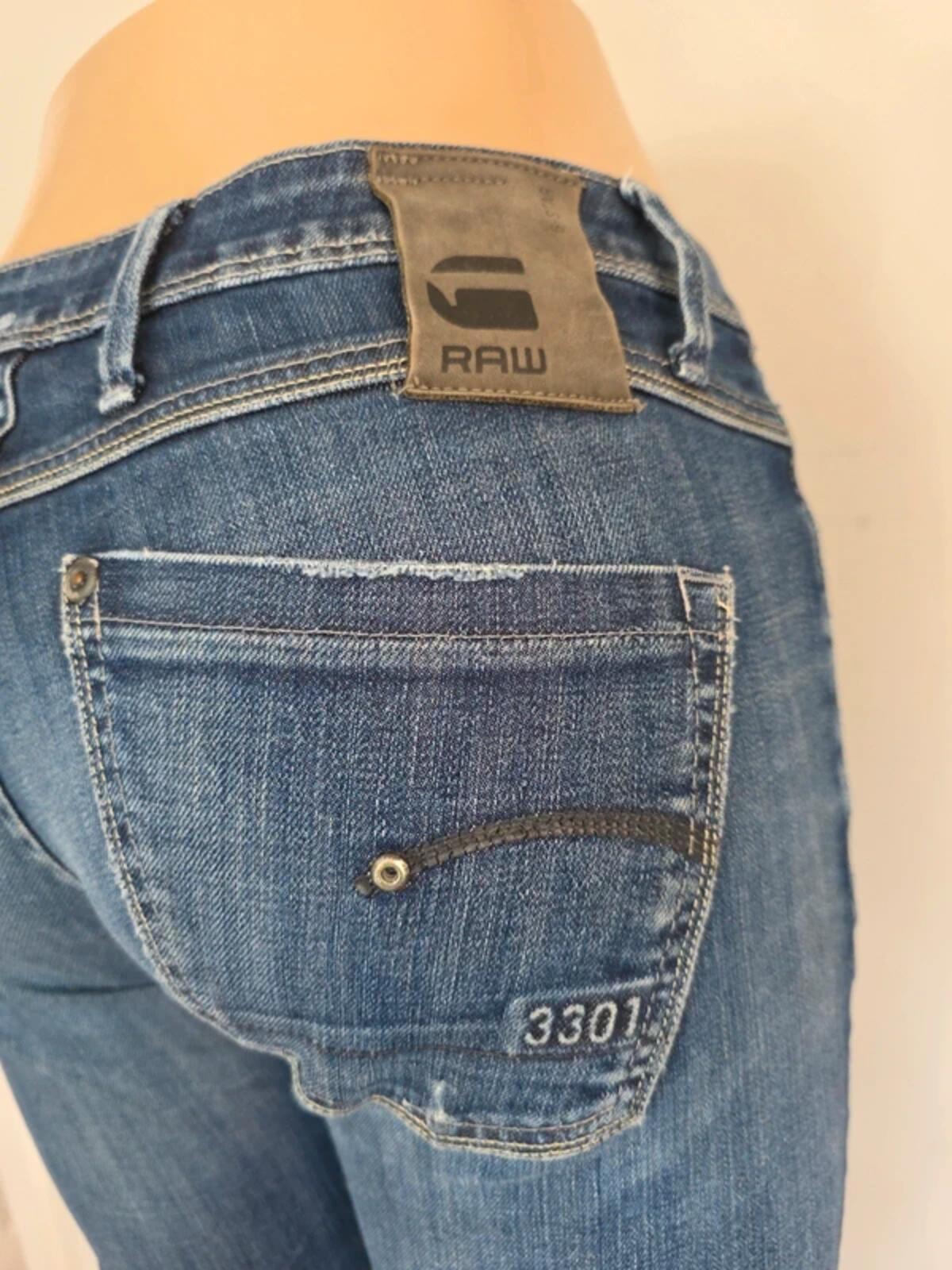 G-Star Raw Low Rise Skinny Vintage Y2K Jeans UK Size 8