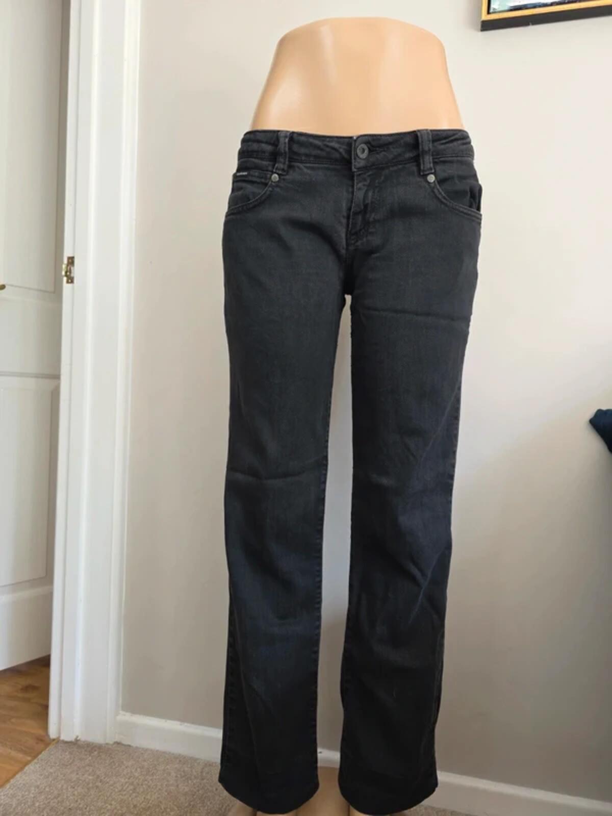 Calvin Klein Low Rise Straight Vintage Y2K Jeans UK Size 10