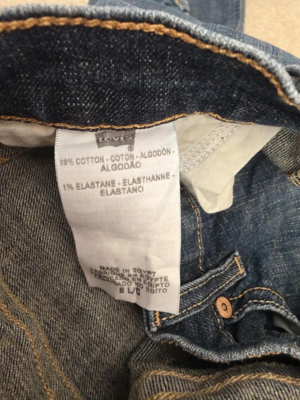 Levi's Mid Rise Slim Vintage Y2K Jeans UK Size 10 Petite