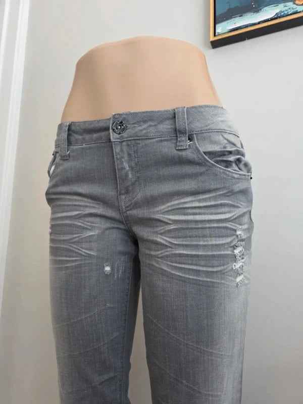 T Five Low Rise Slim Vintage Y2K Jeans UK Size 10