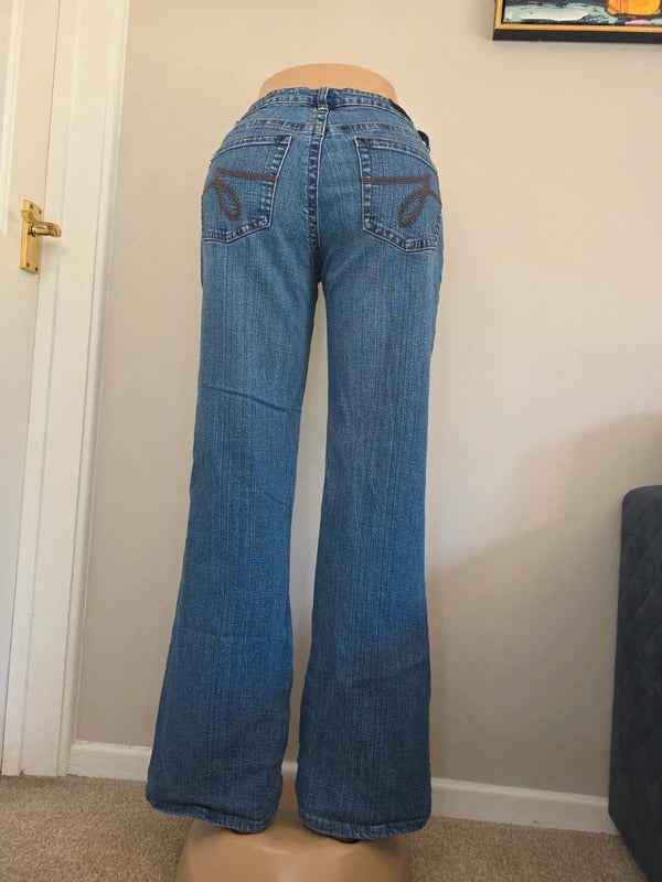 Jag Vintage Y2K Mid Rise Relaxed Bootcut Jeans UK Size 10