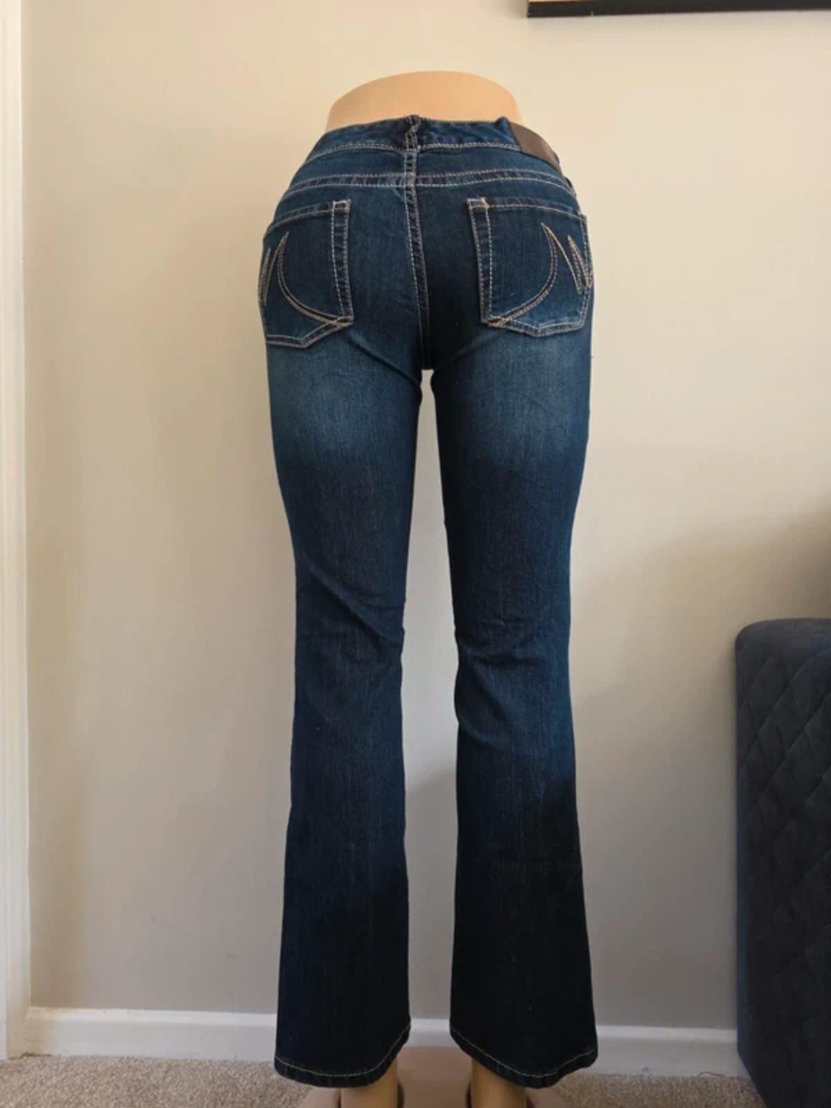 Maurices Low Rise Bootcut Vintage Y2K Jeans UK Size 8